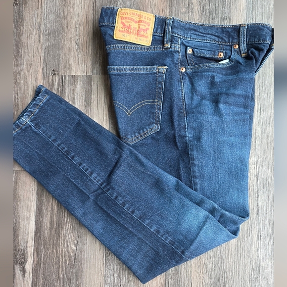 Levi’s 511 Slim Fit Jeans W 30 L 30 Dark Wash - Picture 1 of 5